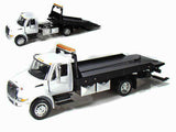 International Durastar 4400 Flat Bed Tow Truck 1/24 Scale Diecast Model