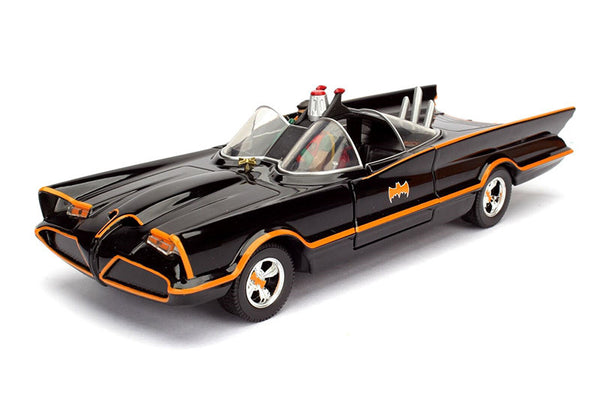 Classic TV Series Batmobile 1/24 Scale Diecast Model with Figures