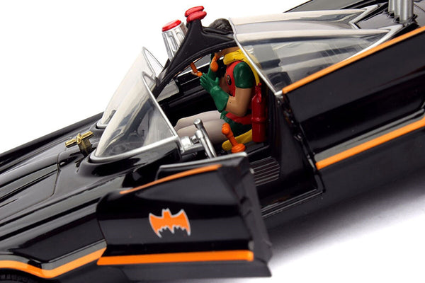 Classic TV Series Batmobile 1/24 Scale Diecast Model with Figures