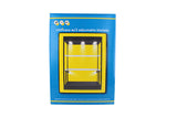 Large LED Light Display Case with 2 Adjustable Shelves (Black) Ideal for 1/24 Scale Cars