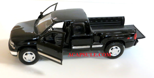 Black 1999 Chevrolet Silverado 1500 z71 Extended Cab 1/27 Scale Diecast Model