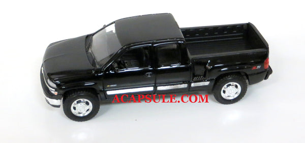 Black 1999 Chevrolet Silverado 1500 z71 Extended Cab 1/27 Scale Diecast Model