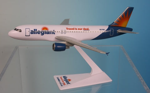 Flight Miniatures Allegiant Air Airbus A320-200 Travel is our deal Liv
