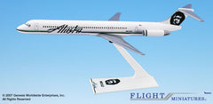 Flight Miniatures Alaska Airlines MD-83 1/200 Scale Model with Stand