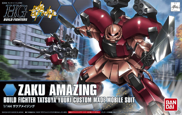 Zaku Amazing Build Fighter Tatsuya Yuuki Custom Made Mobile Suit High Grade 1/144 Scale Model Kit
