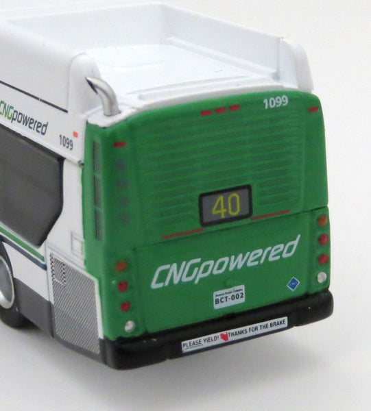 BC Transit 40 VIU Express 1/87 Scale New Flyer Xcelsior Transit Bus Model