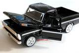 Black 1969 Ford F-100 Pick Up 1/24 Scale Diecast Model