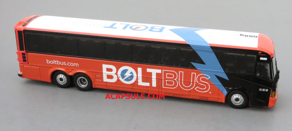 Bolt Bus #0889 to Washington DC - 1/87 Scale MCI D4505 Motorcoach Diecast Model