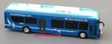 Chicago CTA Route 82 1/87 Scale New Flyer Xcelsior Charge Model Bus in Blue Electric Livery