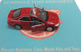 Red Toyota Camry Diecast Car with Pullback Action