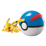 Pokemon Clip N Carry Pikachu and Great Ball