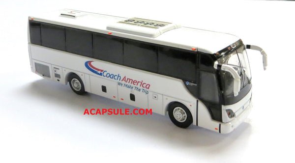 Coach America We Make the Trip 1/87 Scale Temsa TS 35e Model Motorcoach Bus