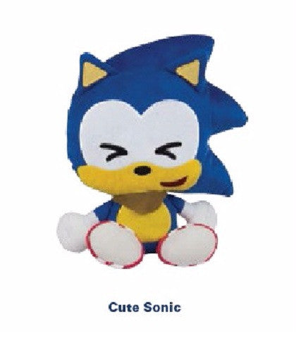 Tomy Cute Sonic Emoji Plush - 8 Inches