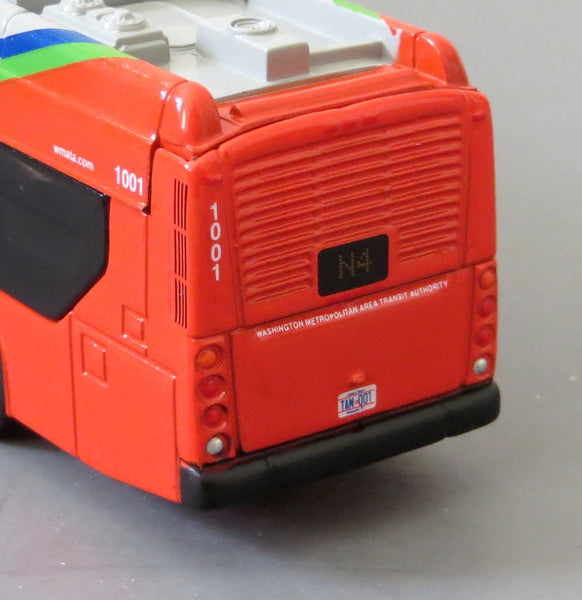 Washington Metro N4 Farragut Square 1/87 Scale New Flyer Xcelsior Charge Model Bus