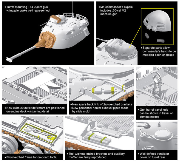 Dragon 1/35 M48-A1 Patton Model Kit