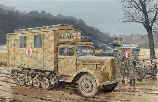 Dragon 1/35 Sd. Ktz. 3 Maultier Ambulance Model Kit