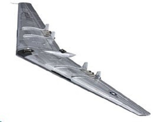 Dragon YB-49 Flying Wing (Metallic Skin) 1/200 Scale Model Plane with Stand