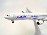 Airbus Corporate A340-500 1/400 Model w/ Stand & Gears