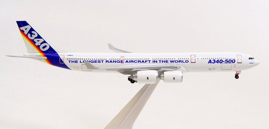 Airbus Corporate A340-500 1/400 Model w/ Stand & Gears