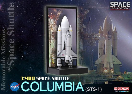 Dragon Space 1/400 Space Shuttle Columbia with Solid Rocket Booster (STS-1)