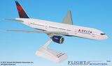 Flight Miniatures Delta Airlines Boeing 777-200LR 1/200 Scale Model with Stand N710DN