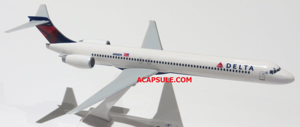 Flight Miniatures Delta Airlines MD-90 1/200 Scale Model with Stand Reg N930DN Delta on Belly