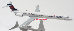 Flight Miniatures Delta Airlines MD-90 1/200 Scale Model with Stand Reg N930DN Delta on Belly