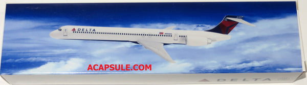 Flight Miniatures Delta Airlines MD-90 1/200 Scale Model with Stand Reg N930DN Delta on Belly
