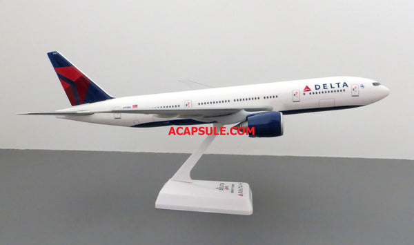 Flight Miniatures Delta Airlines Boeing 777-200LR The Spirit of Delta N701DN 1/200 Scale Model with Stand