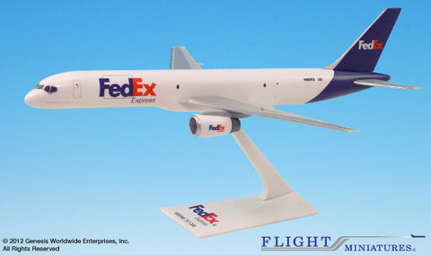 Flight Miniatures Fedex Boeing 757-200F 1/200 Scale Model with