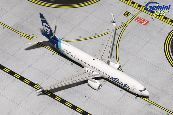 Gemini Jets Alaska Airlines Boeing 737-900ER 1/400 Diecast Model GJASA1588 Reg N247AK