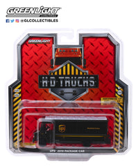 Greenlight HD Truck Series 17 1/64 Scale Diecast UPS 2019 Package Car Model Truck
