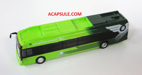 Green New Flyer Xcelsior Charge- 1/87 Scale Diecast Model Bus