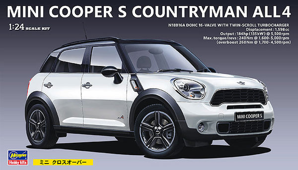 Hasegawa 1/24 Scale Mini Cooper S Countryman Model Kit