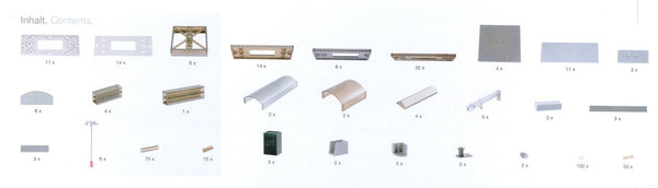 Herpa Basic Airport Set 1 520362 1/500 Scale (No planes, vehicles or mat)