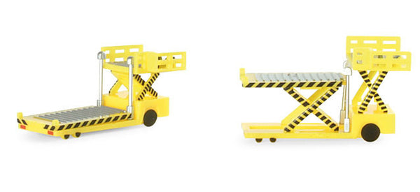 Herpa HE520621 Airport Accessories Container Loaders (2) 1/500 Scale