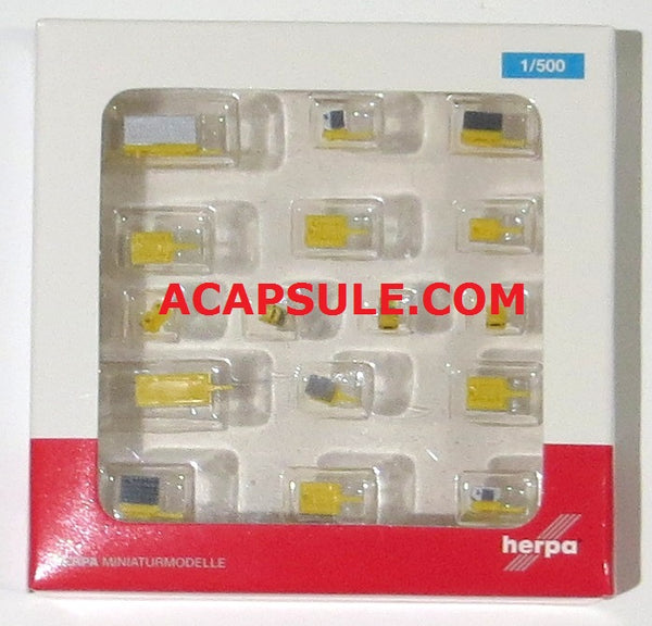 Herpa Airport Accessories Container trailers 1/500 Scale HE520638