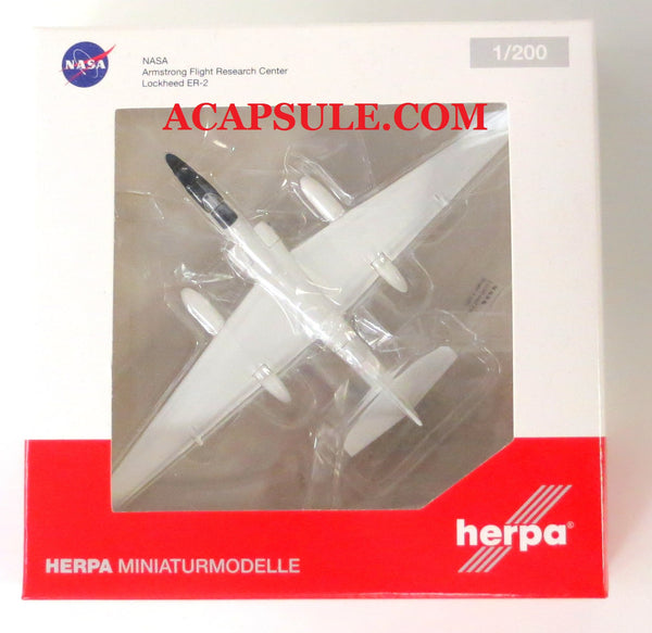 Herpa Wings NASA ER-2 (U-2S) Reg 809 1/200 Diecast Model Armstrong Flight Research Center