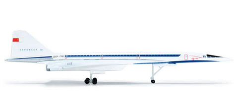 HERPA へルパウイングス　1/200 アエロフロート　Tu-144 Tu-144D 1:200 Diecast Model - Herpa HE-556323-001 - $151.95