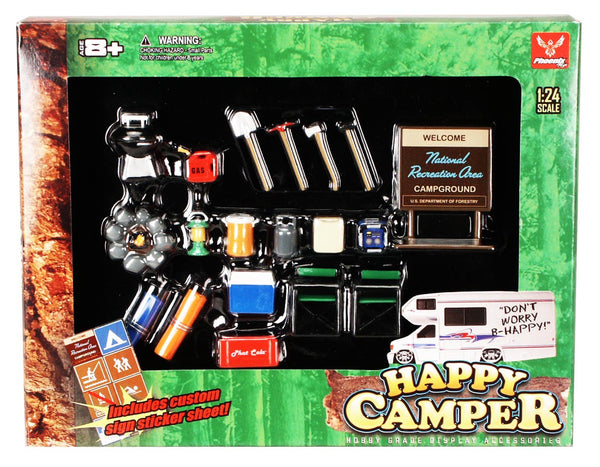 Hobby Gear 1:24 Scale Happy Camper Diorama Set