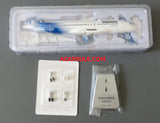 Hogan Bombardier House Colors CS100 1/200 Scale Model w Gears & Stand