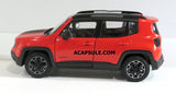 Red Jeep Renegade Trailhawk 1/24 Scale Diecast Model Car