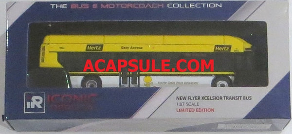 Hertz 1/87 Scale New Flyer Xcelsior Transit Bus Model