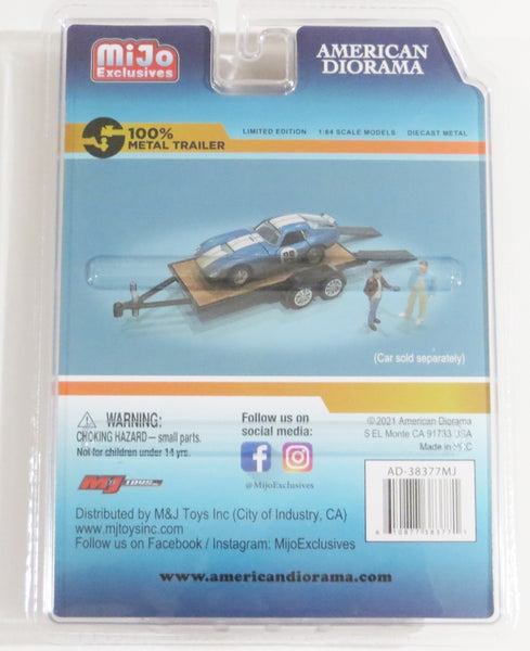 American Diorama 1/64 Metal Trailer Model with Figures