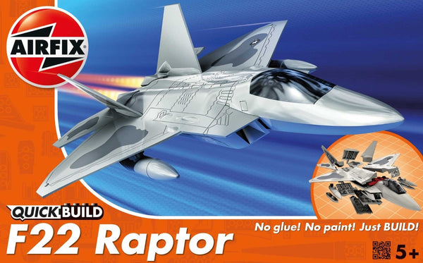 Lockheed F-22 Raptor Construction Toy with Stand