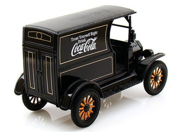 1:24 Diecast Coca-Cola 1917 Ford Model T Delivery Truck Black
