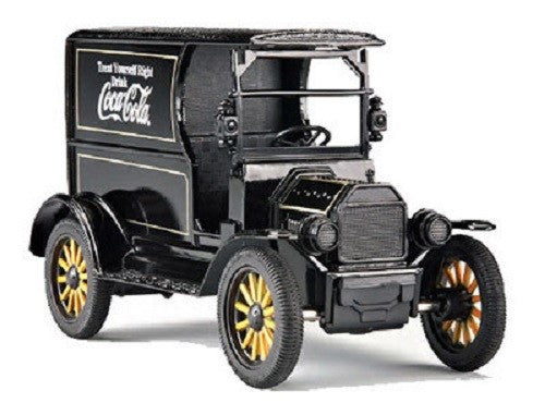 1:24 Diecast Coca-Cola 1917 Ford Model T Delivery Truck Black