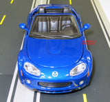 Blue Mazda MX 5 1/24 Scale Diecast Model