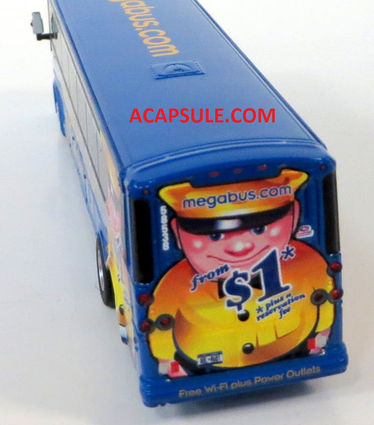 Megabus M21 to Washington - 1/87 Scale MCI D4505 Motorcoach Diecast Model