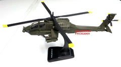 Apache AH-64 1/55 Scale Diecast Model with Stand